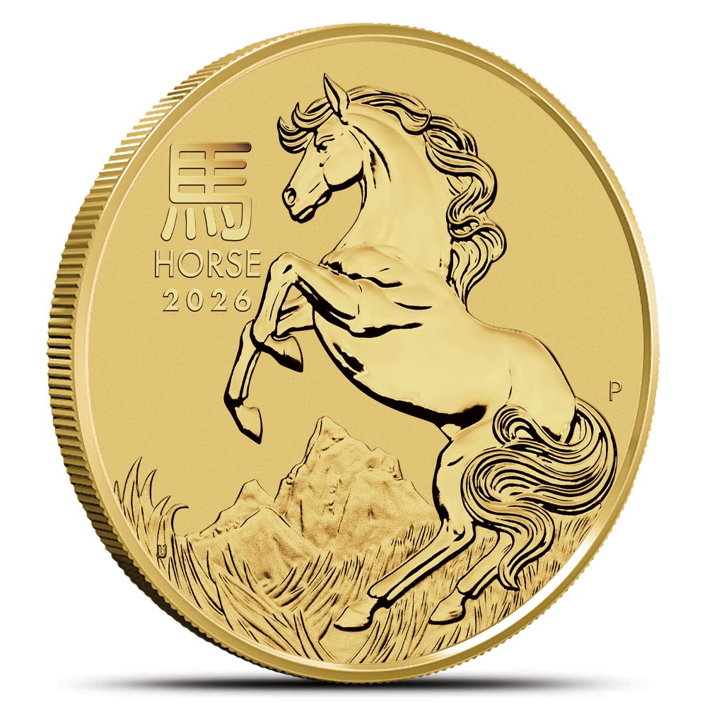 2026 1 oz Australian Gold Lunar Hors
