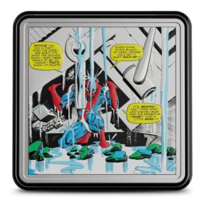 2026 1 oz Colorized Proof Niue Silver Spider-Man Finds Strength Coin (Box + CoA)