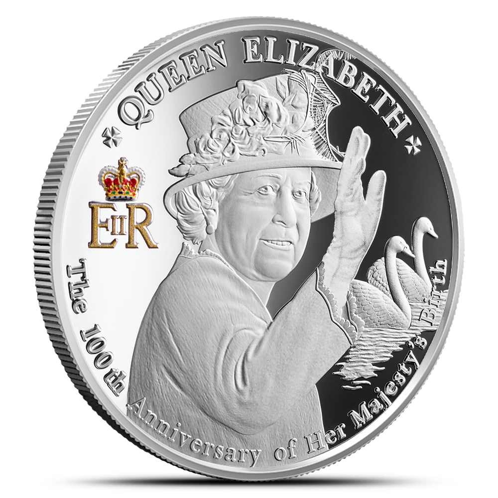 1 oz Proof Niue Silver Queen Elizabe