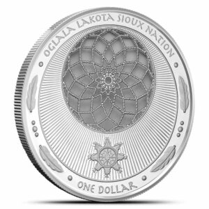 2026 1 oz Proof Sioux Nation Silver Dream Catcher Coin (Box + CoA)