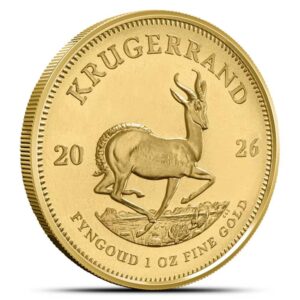 2026 1 oz South African Gold Krugerrand Coin (BU)