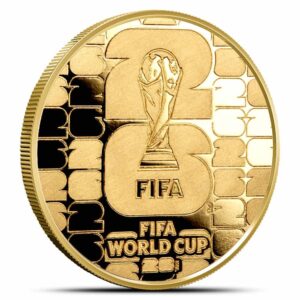2026 1/2 Gram Proof Solomon Islands Gold FIFA World Cup Coin (In Card)
