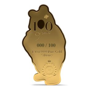 2026 1/4 oz Proof Niue Gold Disney Winnie The Pooh 100th Anniversary Coin (Box + CoA)