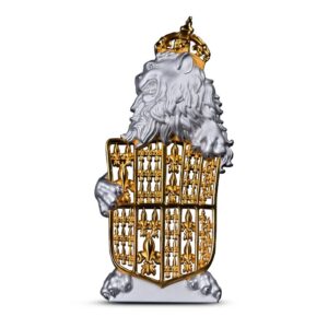 2026 2 oz Solomon Islands Tudor Lion Filigree Silver Coin (Proof-Like, Box + CoA)