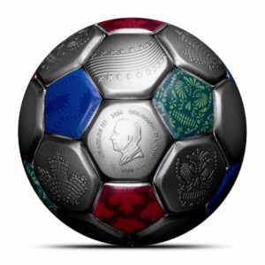 2026 3 oz Solomon Islands Colorized Silver FIFA Soccer Ball Spherical Coin (Box + CoA)