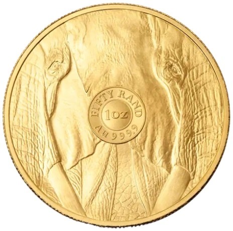 2026 1 oz Elephant Gold Coin Big Fiv