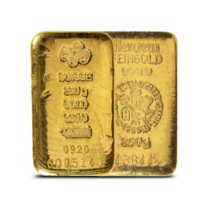 Buy 250 Gram Gold Bars (Varied Condition, Any Mint)