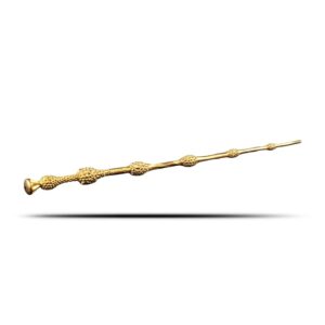 3 oz Samoa Silver Harry Potter 3D Elder Wand Coin (Gold Plated, Box + CoA)