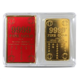 37.50 Gram Vietnam Mot Luong Gold Bar (Varied Condition, Varied Design)