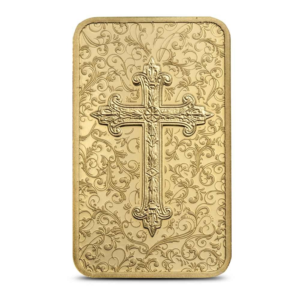 5 Gram PAMP Suisse Christian Cross Gold Bar (New w/ Assay) - Image 3