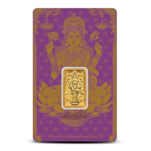 5 Gram Perth Mint Lakshmi Gold Bar (New w/Assay)