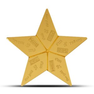 5 Gram Valcambi Gold Star CombiBar (5x1g w/ Assay)