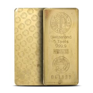 Buy 5 Taels Gold Bars Online (Varied Condition, Any Mint)