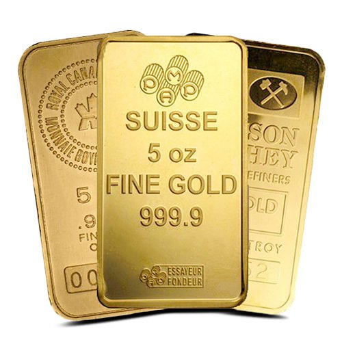 5 oz Gold Bar For Sale