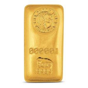 Buy 5 oz Perth Mint Cast Gold Bar (New)