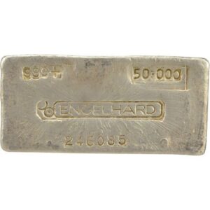 50 oz Engelhard Silver Bar For Sale (Secondary Market)