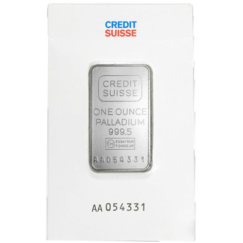 Buy 1 oz Credit Suisse Palladium Bar