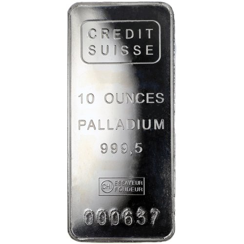 Buy 10 oz Credit Suisse Palladium Ba