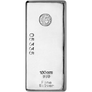 Buy 100 oz Perth Mint Cast Silver Bar (New)