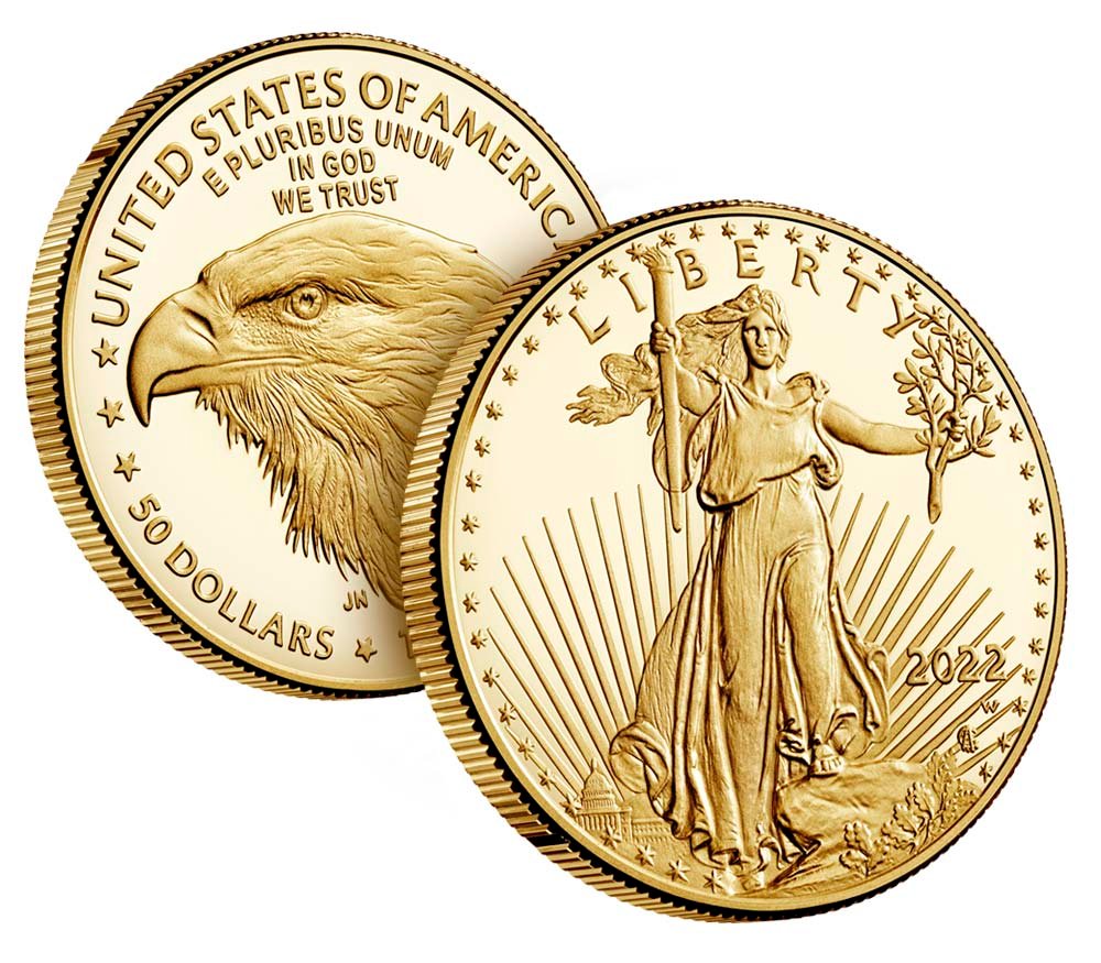 Buy 2022 1 oz American Gold Eagle Co