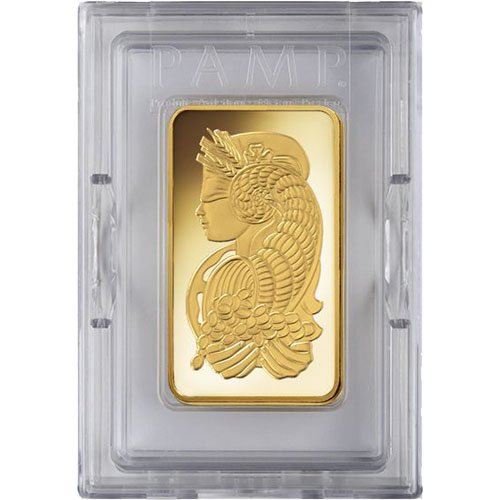 Buy 5 oz PAMP Suisse Fortuna Gold Ba