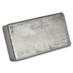 Buy 50 oz SilverTowne Poured Silver Bar (New)