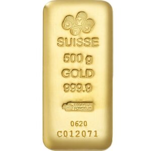 Buy 500 Gram PAMP Suisse Gold Bar (New, Cast w/ Assay)
