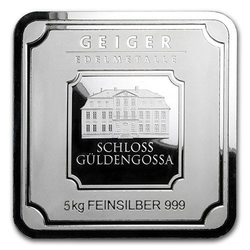 Buy 5000 Gram Geiger Square Silver