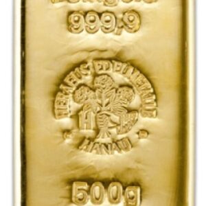 Buy 500g Heraeus Gold Bar