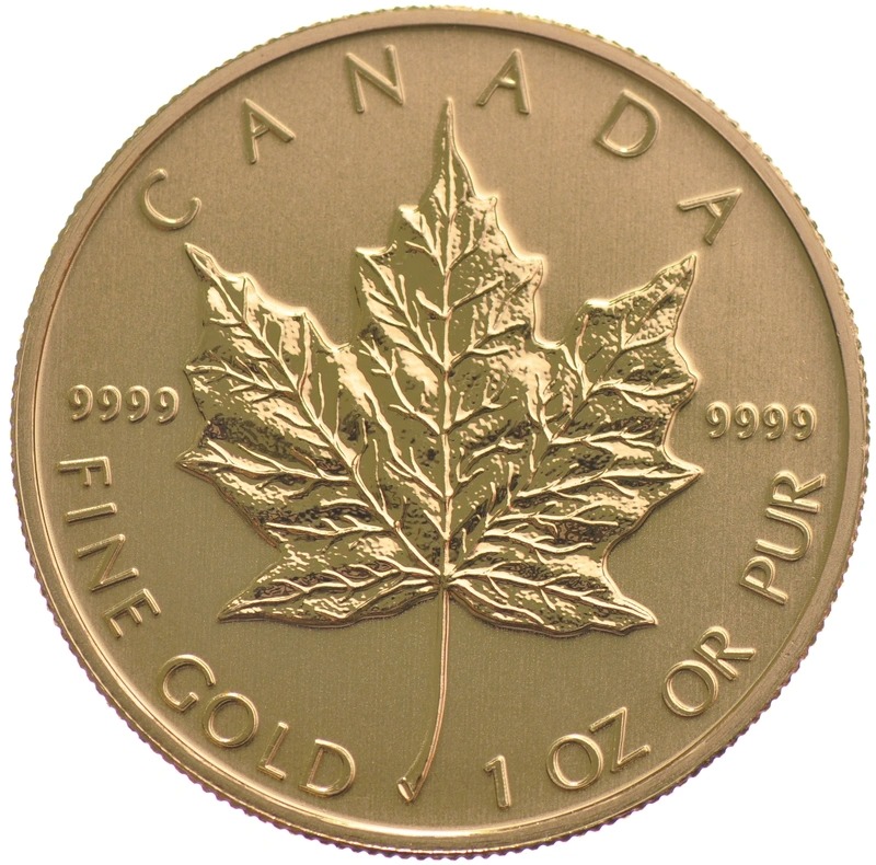 1 oz Canadian Maple Leaf Gold Coin