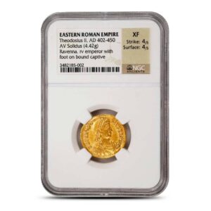 Eastern Roman Empire Theodosius II, AD 402-450 AV Solidus NGC XF