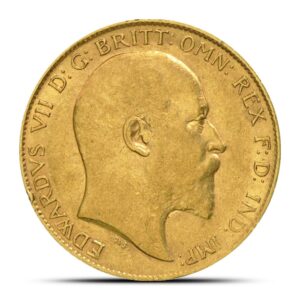Great Britain King Edward Gold Sovereign Coin