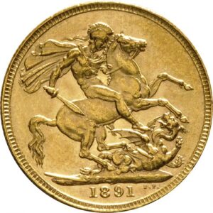 Great Britain Gold Sovereign Coin Queen Victoria Jubilee