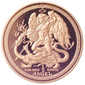1/2 oz Isle of Man Angel Gold Coin