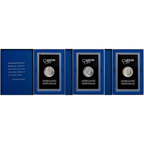 Morgan Silver Dollar 3-Coin Set For