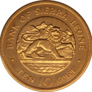 Sierra Leone 10 Golde 1975 Dr Siaka Stevens