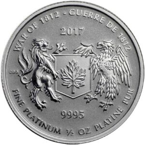War of 1812 1/2 oz Platinum Bullion Coin