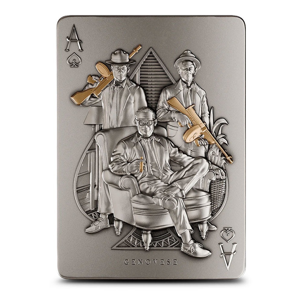 2 oz Antique Republic of Chad Silver