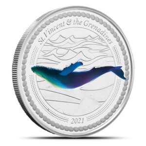 2021 1 oz Colorized EC8 Silver St. Vincent & The Grenadines Coin (BU)