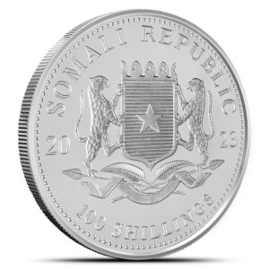 2023 1 oz Somalia Silver Elephant Coin (BU)