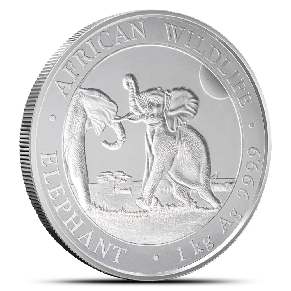 1 Kilo Somalia Silver Elephant Coi
