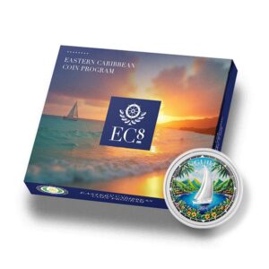 2024 1 oz Colorized EC8 Silver Anguilla Regatta Coin (BU)