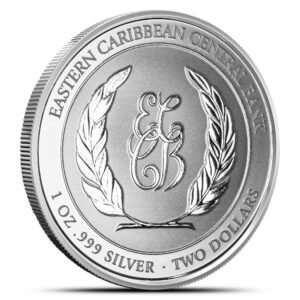 2024 1 oz EC8 Silver St. Lucia Flamingo Coin (BU)