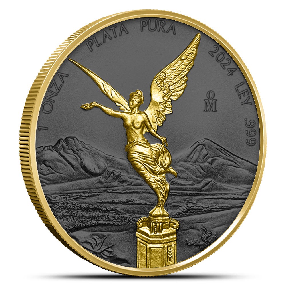 2024 1 oz Golden Ring Mexican Silver