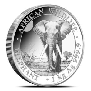 2025 1 Kilo Somalia Silver Elephant Coin (BU)