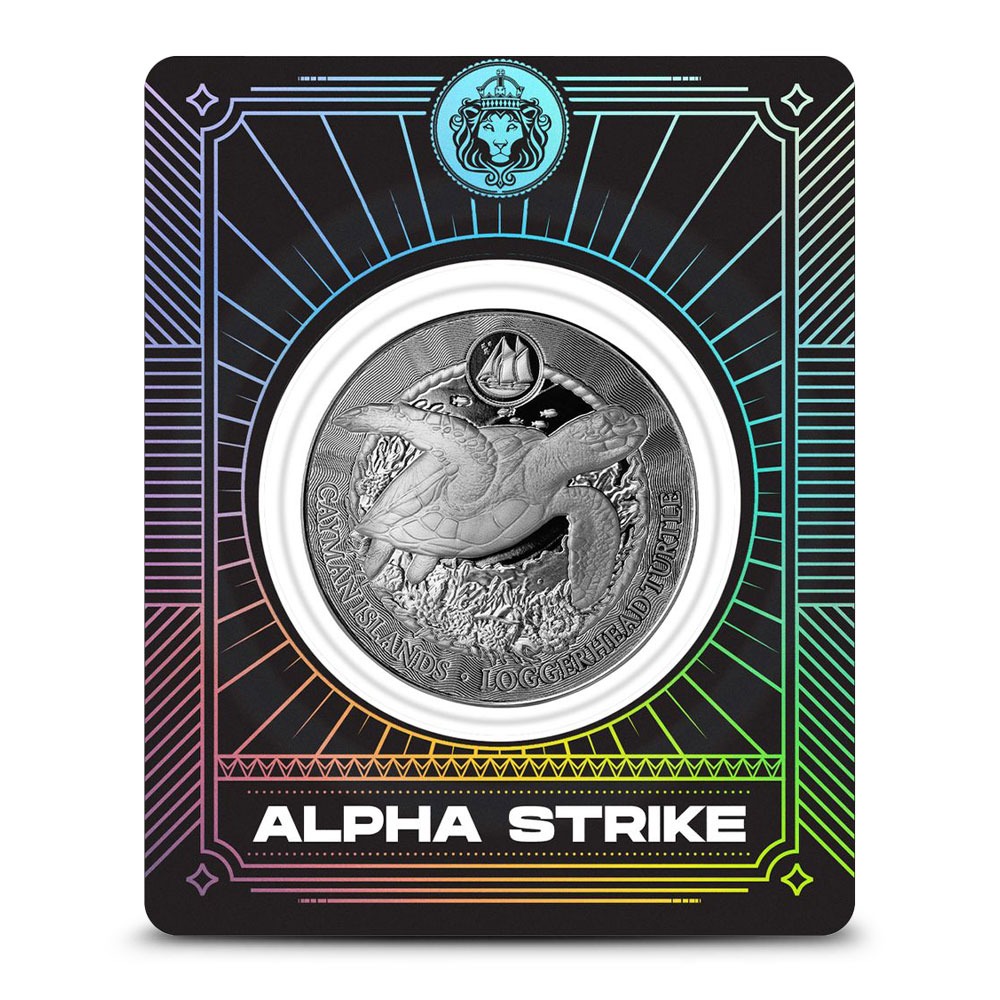 Cayman Islands Silver Sea Life Logge