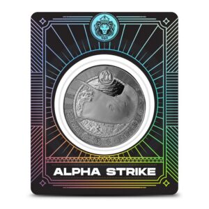 2025 1 oz Cayman Islands Silver Sea Life Stingray Coin (Alpha Strike, Proof-Like)