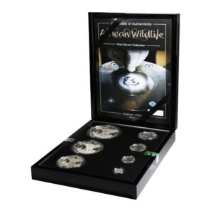 2025 Somalia Silver Elephant First Struck 7-Coin Collection