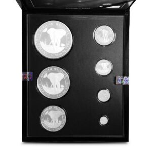 2025 Somalia Silver Elephant First Struck 7-Coin Collection
