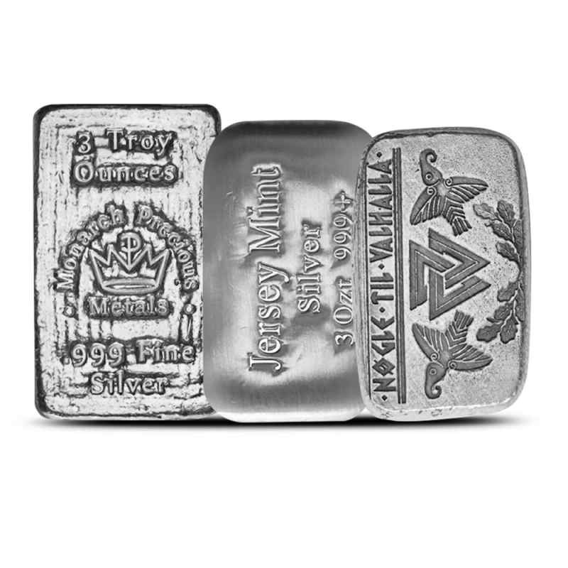 You are currently viewing Buy 3 oz Silver Bars Online
